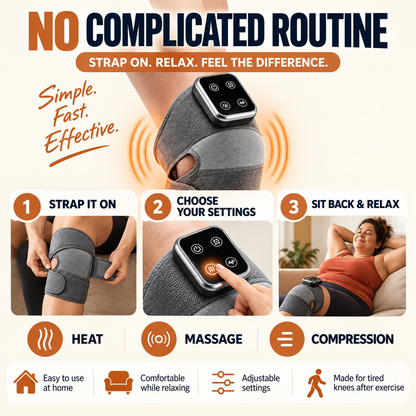 Nalora™ Triple Therapy Knee Massager